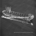 Custiomize modelo de crucero de cristal para souvenir